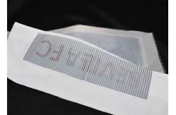 China Custom 1mm Silicone Logo Heat Transfer Labels Printing For Clothing supplier