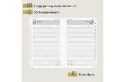 China Green ODM A5 Planner 2023 Daily Schedule Sponge Filled Hardcover Monthly Tabs supplier