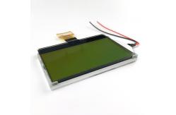 China 10 pins Graphic LCD 128x64 COG LCD Module with Green LED Backlight supplier