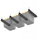 Adjustable Tote Slide Garage Storage System Perfect for Any Room and Easy to Install for sale
