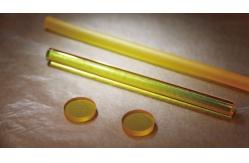 China Nd Ce YAG Laser Crystal 1inch 2inch 10x10mmt Yttrium Aluminum Garnet Wafer supplier