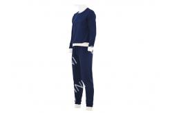 China Custom Design Warm Mens Luxury Pyjamas Set Long Sleeve Long Pants supplier
