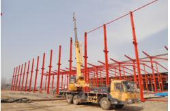China ISO9001 Steel Structure Factory Quick Erection H Steel Columns And Beams supplier