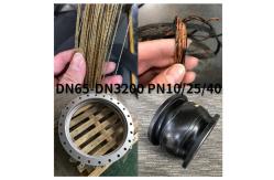 China Round Single Sphere Expansion Joint Rubber DN25 DN3000 Flange Stainless Steel 304 316L supplier