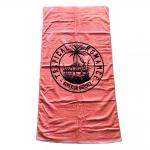 Custom Large 100% Cotton Printing Logo Sand Free Comfortable  Beach Towel for sale