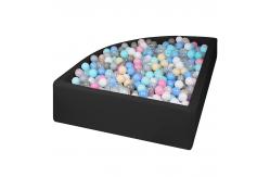 China Thickness 5cm Fan Shape Foam Play Ball Pit For Toddlers Kids supplier