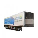 40 - 60Tons Semi-Trailer Refrigerator Truck / Refrigerated Container Trailer for Storage Vegetables for sale