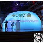 Indoor Exhibition Round Inflatable Lighting Tent  , Solar Power Tent for sale