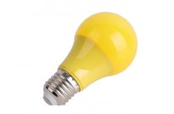 China A60 Led Color Bulb E26 E27 5w 7w 9w Red Green Blue Yellow Pink Color Indoor Lighting Bulbs supplier
