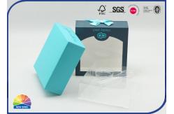 China Butterfly Knot Drawer Gift Box With PET Insert Die Cut Window supplier