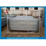 Flexible Green Temporary Fencing Panels / Temporary Security Fence Panels Durable