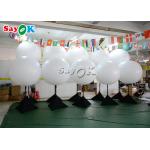 Event Advertising Inflatable Lighting Decoration Stainless Steel Tripod Balloon With Halogen Light for sale
