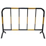 48mm O.D Metal Heavy Duty Crowd Control Barriers Removable Fixed for sale