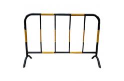 China 48mm O.D Metal Heavy Duty Crowd Control Barriers Removable Fixed supplier