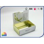 Book Shape Folding Carton Box Customized Frosted Texture For Organ Oil Packaging for sale