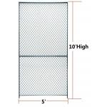 Interior Fitting Steel Wire Mesh Partition Panels Horizontal Frames High Strength