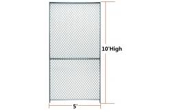 China Interior Fitting Steel Wire Mesh Partition Panels Horizontal Frames High Strength supplier