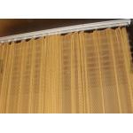 0.8MM Dia 4mm Decoraive Metal Mesh Curtain, Metal Coil Drapery for Wall Covering for sale