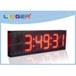 6 Digits Digital Clock Countdown Timer , Bus Station Digital Countdown Clock For Wall   for sale