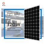 Half Cut BIPV Solar Panels Monocrystalline Bifacial Mono Perc Solar Panels