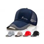 Modern style Mesh Baseball Caps Flat Embroidery Custom Logo Printed extremely durable