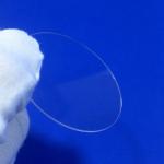 Ultra Thin Fused Quartz Plate Transparent Fused Silica Sheet Thickness 0.1mm for sale