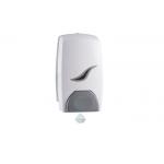 White Refillable Foam Soap Dispenser , Hospital Alcohol Hand Sanitizer Dispenser for sale