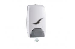 China White Refillable Foam Soap Dispenser , Hospital Alcohol Hand Sanitizer Dispenser supplier