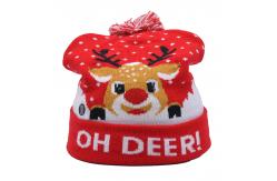 China Unisex Winter Beanie Hats With Embroidery Pattern For Cold Season supplier
