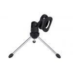 Professional Tripod Microphone Stand Adjustable Height CE RoHs Certification for sale