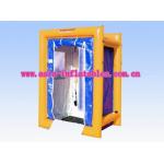 Portable Purple Square Kiosks With Digital Printing , Advertising Inflatables