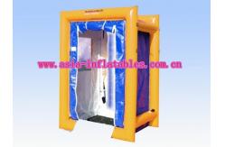 China Portable Purple Square Kiosks With Digital Printing , Advertising Inflatables supplier