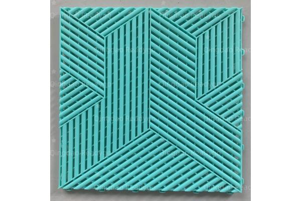 25PCS Grooved Plastic Garage Floor Tile Interlocking Vinyl Floor Tiles Garage