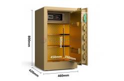 China Small Document Safe Home Safe Box Multi Fingerprint Safe Best Home Safe supplier