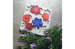 China Silicone Cake Fondant Silicone Moulds Food Grade Handmade Diy Snowflake Shape supplier