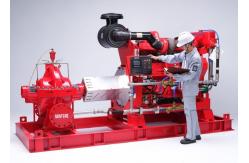 China UL/FM 3000GPM Diesel Engine Split Case Fire Pump Set | NFPA20 Certified supplier