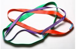 China 2 Tonne Single Layer Flat Webbing Sling , Green Endless Lifting Slings supplier