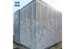 China Customized Aluminium Curtain Wall Punched Plate Cladding Facade supplier