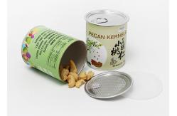 China 73mm Diameter Round Kraft Paper Composite Cans for Food Packaging Nuts supplier