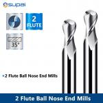 35 / 38 / 40 / 45 Helix Angle Carbide End Mill With Varies Flute Length For Metalworking Woodworking for sale