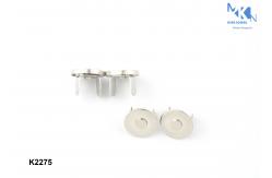 China 12mm Diameter Hidden Magnetic Purse Closures , Magnetic Snap Closures For Purses supplier