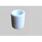 White Marble Stone Tealight Candle Holders Round Shape For Home Decoration for sale
