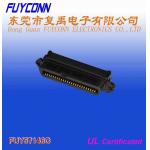TYCO 90 Degree RJ21 50 Pin Female Centronic Champ IDC connector with wire clip for sale