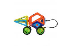 China Magnetic Childrens Blocks Locomotive Diamond Car Toys With Remote Control supplier