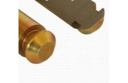 China Galvanized Trash Can Replacement Solid Axle Wheelie Bin Axle Kit supplier