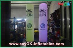China Led Coloum Inflatable Lighting Decoration Yellow Inflatable Pillar supplier