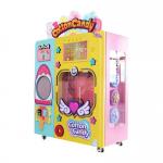 Marshmallow Floss Cotton Candy Vending Machine Coin Pusher 220V for sale