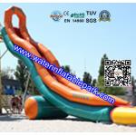Summer Pool Inflatable Water Games With Slide ,  Adventure Inflatable Water Sports