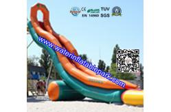 China Summer Pool Inflatable Water Games With Slide ,  Adventure Inflatable Water Sports supplier