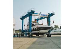 China Shipyard Boat Lift Gantry Crane 30m 50Hz  Customized Lifting Speed supplier